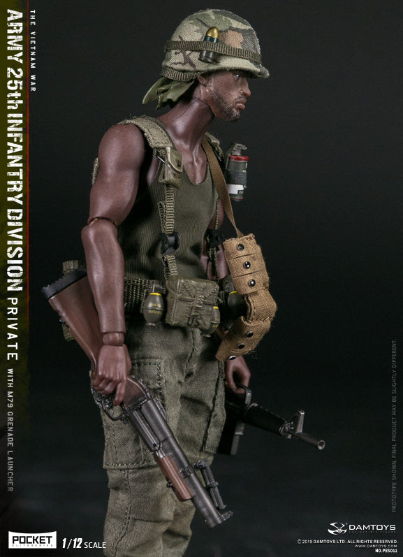 Load image into Gallery viewer, DAM Toys - 1/12 Pocket Elite Series - Army 25th Infantry Division Private WITH M79 Grenade Launcher PES011
