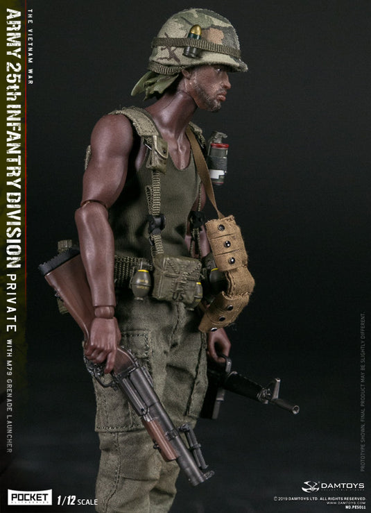 DAM Toys - 1/12 Pocket Elite Series - Army 25th Infantry Division Private WITH M79 Grenade Launcher PES011