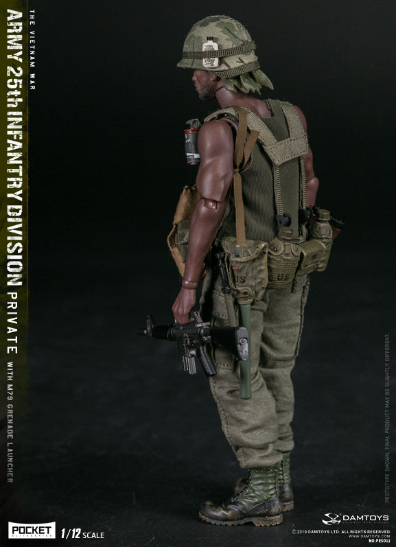 Load image into Gallery viewer, DAM Toys - 1/12 Pocket Elite Series - Army 25th Infantry Division Private WITH M79 Grenade Launcher PES011
