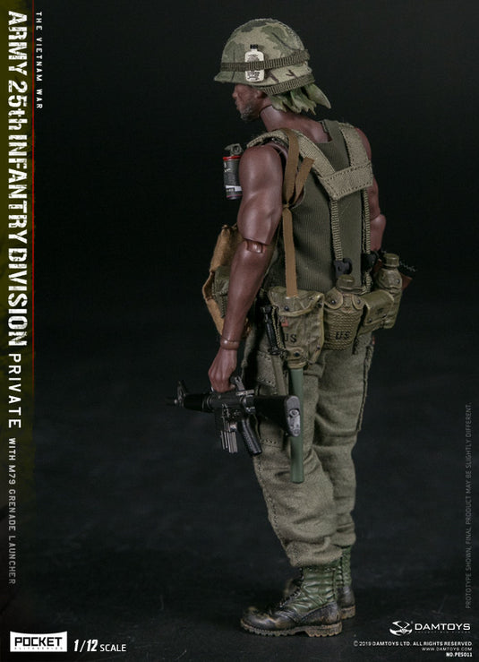 DAM Toys - 1/12 Pocket Elite Series - Army 25th Infantry Division Private WITH M79 Grenade Launcher PES011