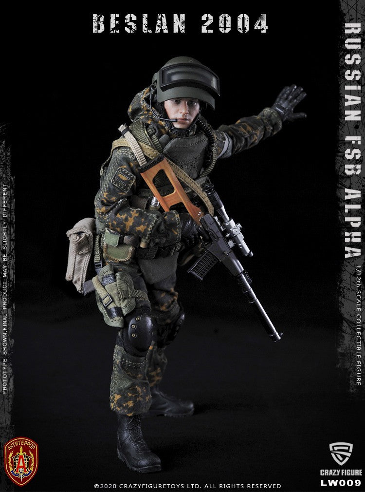 Load image into Gallery viewer, Crazy Figure - 1/12 Russian Alpha Special Forces: Russian Sniper
