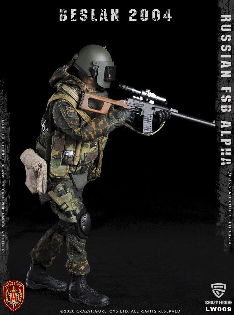 Load image into Gallery viewer, Crazy Figure - 1/12 Russian Alpha Special Forces: Russian Sniper
