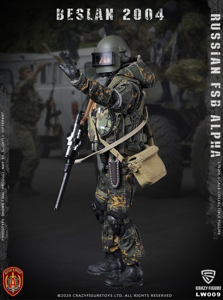 Load image into Gallery viewer, Crazy Figure - 1/12 Russian Alpha Special Forces: Russian Sniper

