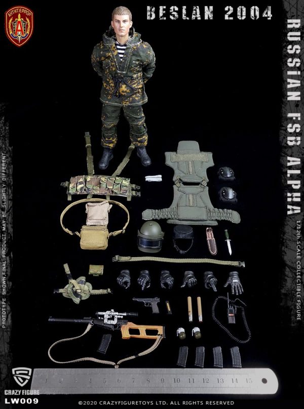 Load image into Gallery viewer, Crazy Figure - 1/12 Russian Alpha Special Forces: Russian Sniper
