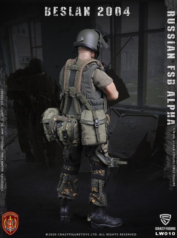 Load image into Gallery viewer, Crazy Figure - 1/12 Russian Alpha Special Forces: Russian Machine Gunner
