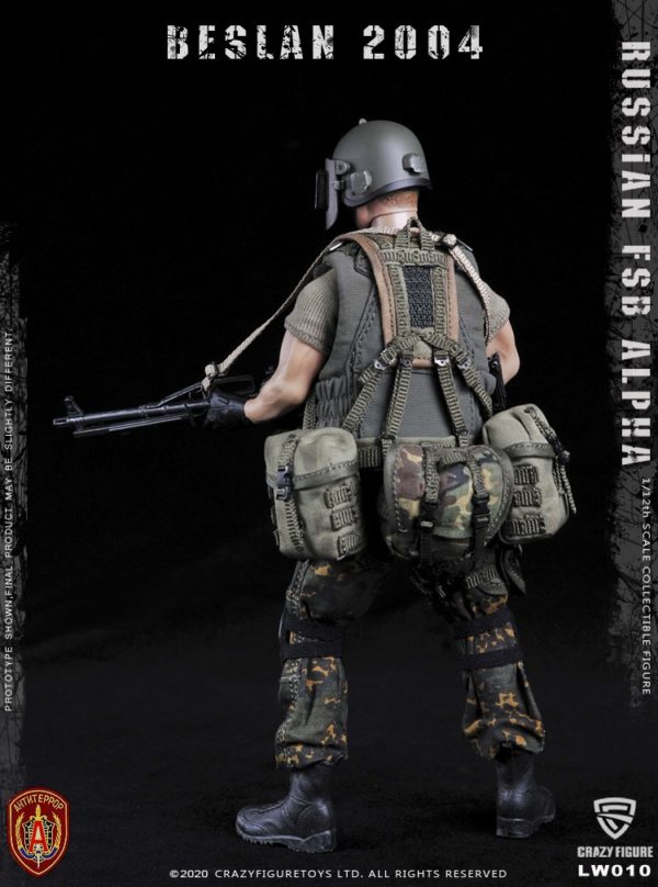 Load image into Gallery viewer, Crazy Figure - 1/12 Russian Alpha Special Forces: Russian Machine Gunner
