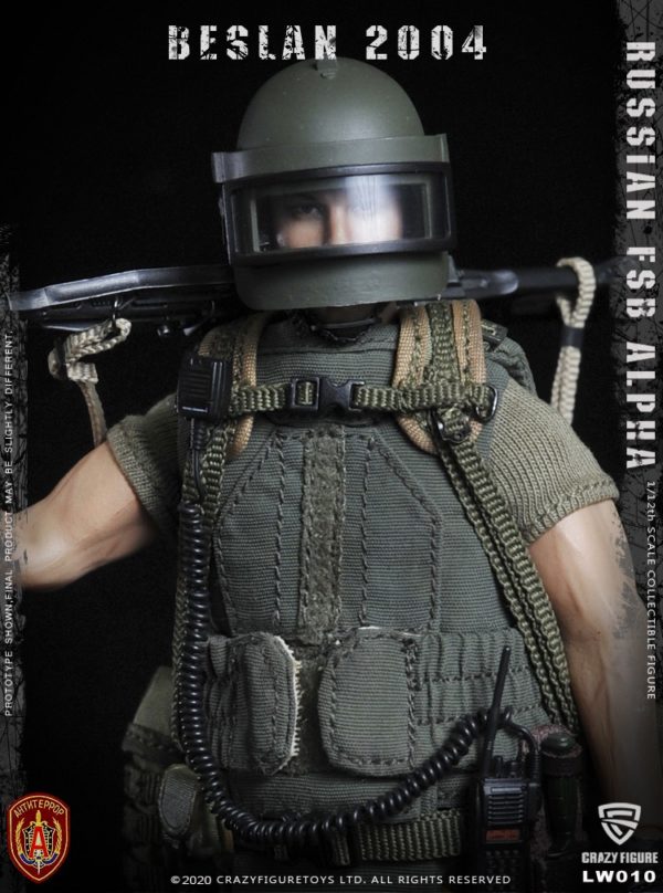 Load image into Gallery viewer, Crazy Figure - 1/12 Russian Alpha Special Forces: Russian Machine Gunner
