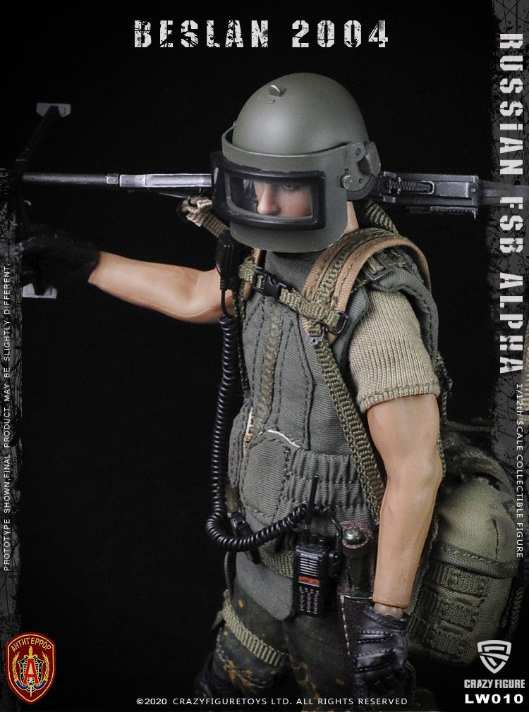 Load image into Gallery viewer, Crazy Figure - 1/12 Russian Alpha Special Forces: Russian Machine Gunner
