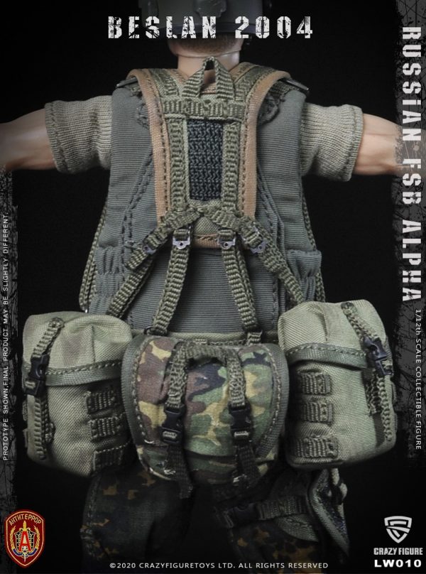 Load image into Gallery viewer, Crazy Figure - 1/12 Russian Alpha Special Forces: Russian Machine Gunner
