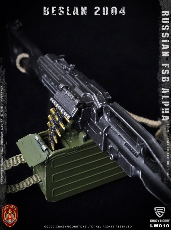 Load image into Gallery viewer, Crazy Figure - 1/12 Russian Alpha Special Forces: Russian Machine Gunner
