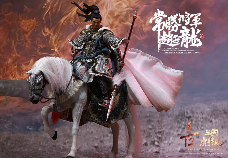 Load image into Gallery viewer, Inflames Toys x Newsoul Toys - Soul Of Tiger Generals &quot;Zhao Zilong &amp; The Zhaoye Horse&quot; 1/12 Scale (Deposit Required)
