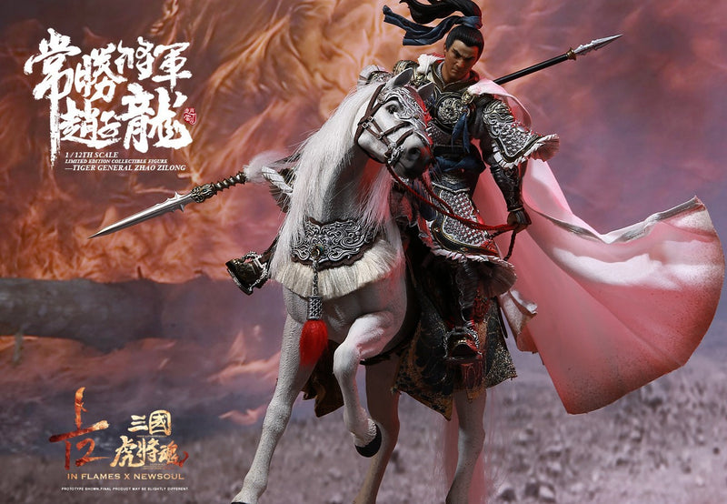 Load image into Gallery viewer, Inflames Toys x Newsoul Toys - Soul Of Tiger Generals &quot;Zhao Zilong&quot; 1/12 Scale
