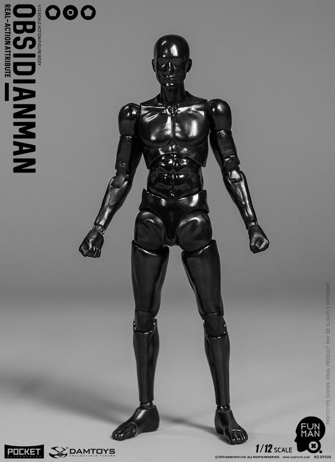 Load image into Gallery viewer, DAM Toys - 1/12 Obsidian Man
