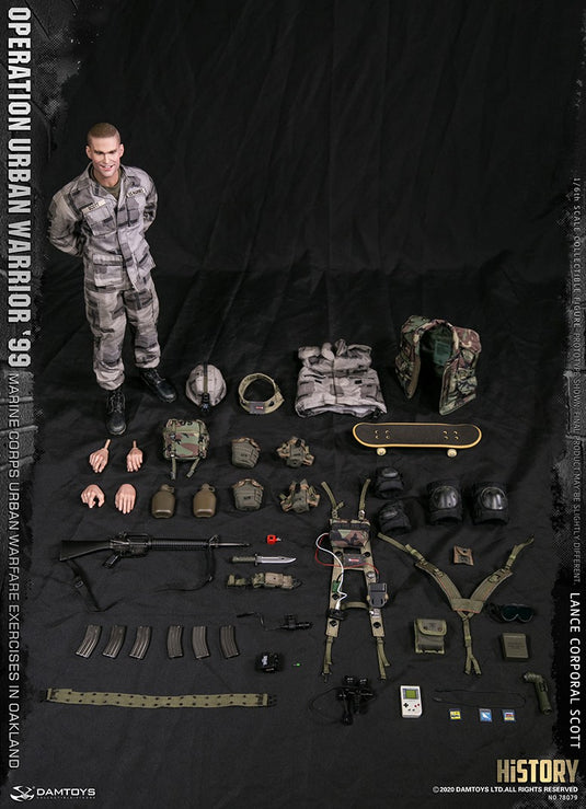 DAM Toys - Operation Urban Warrior 99 Marine Corps Urban Warfare Exercises in Oakland - Lance Corporal  Scott
