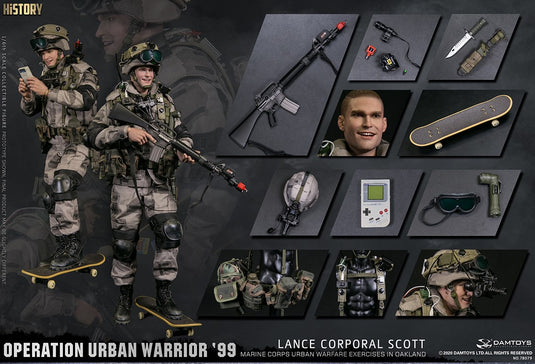 DAM Toys - Operation Urban Warrior 99 Marine Corps Urban Warfare Exercises in Oakland - Lance Corporal  Scott