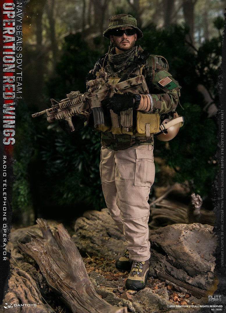 Load image into Gallery viewer, DAM Toys - Operation Red Wings NAVY SEALS SDV Team 1 Radio Telephone Operator

