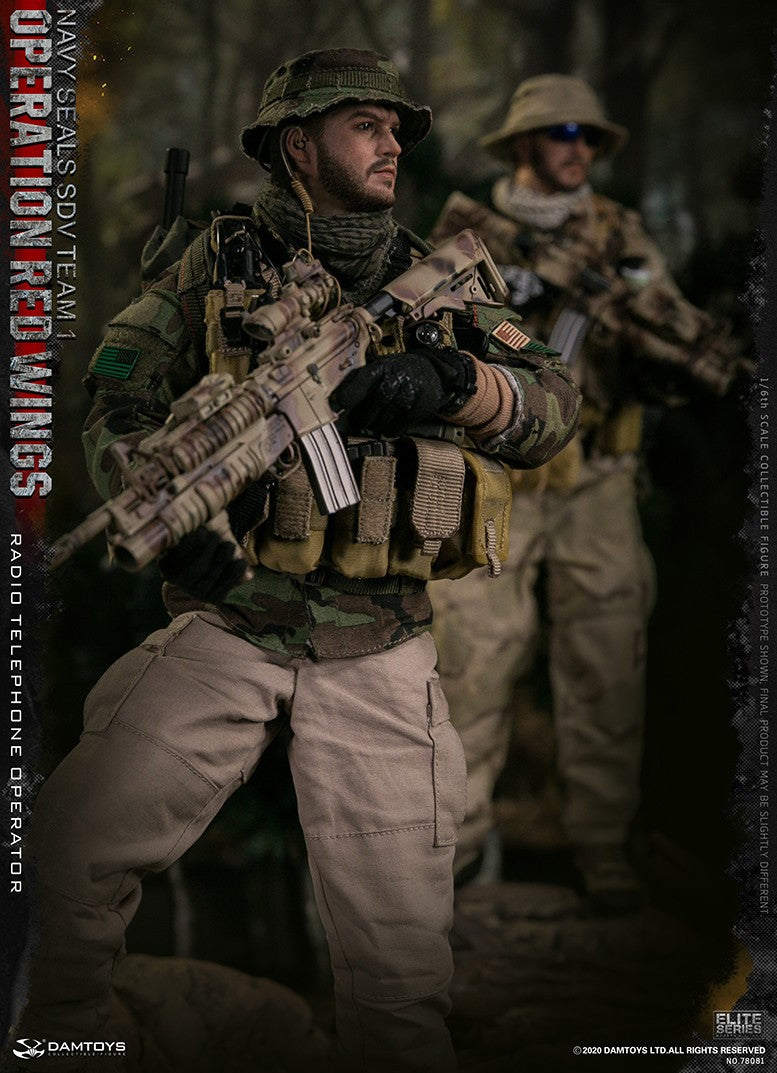 Load image into Gallery viewer, DAM Toys - Operation Red Wings NAVY SEALS SDV Team 1 Radio Telephone Operator
