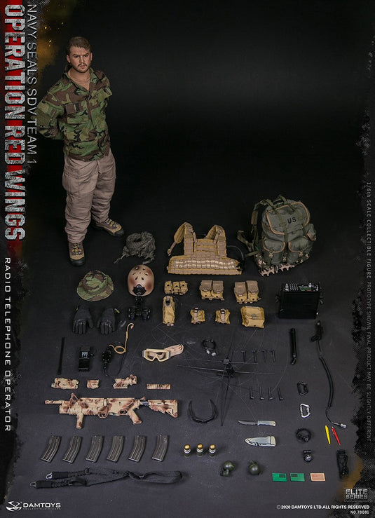 DAM Toys - Operation Red Wings NAVY SEALS SDV Team 1 Radio Telephone Operator