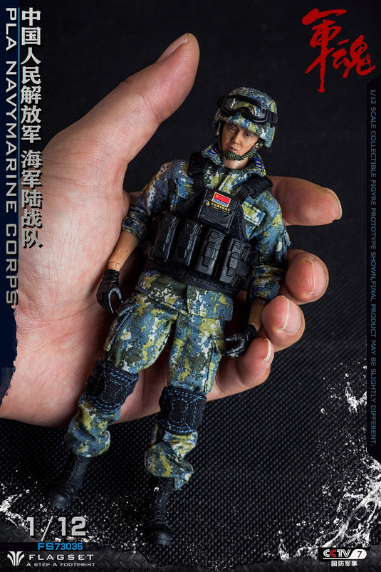 Flagset - 1/12 Chinese Marine Corps