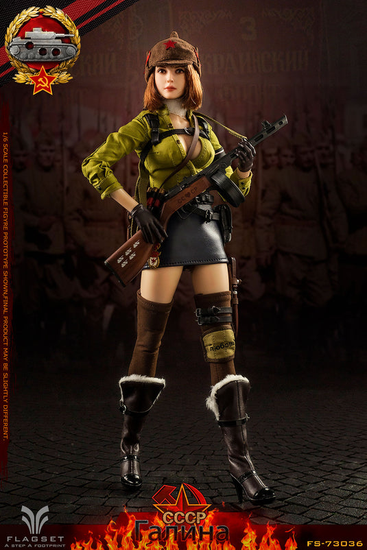 Flagset - Red Alert Soviet Tank Lieutenant Galina