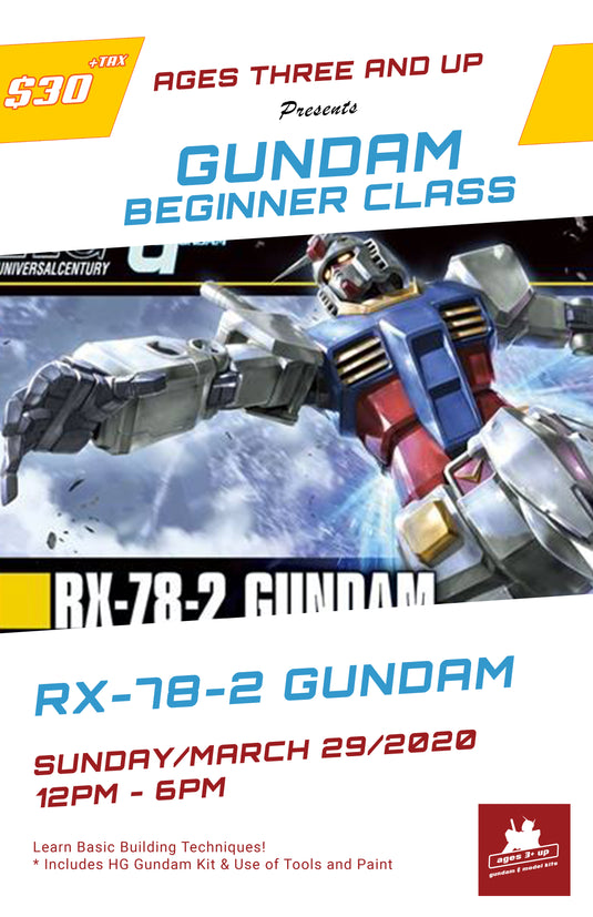 Gundam Beginner Class - March 29th 2020