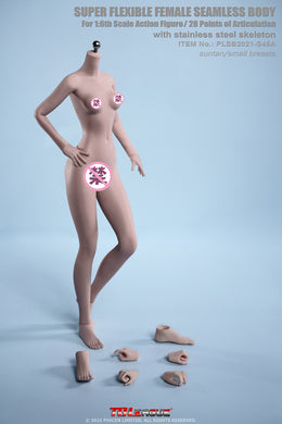 TBLeague - Suntan Female Super-Flexible Seamless Body with Small Breast - S45A