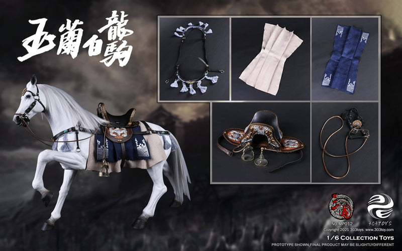 Load image into Gallery viewer, 303Toys - Mp012 1/6 Three Kingdoms: Yulan White Dragon Steed
