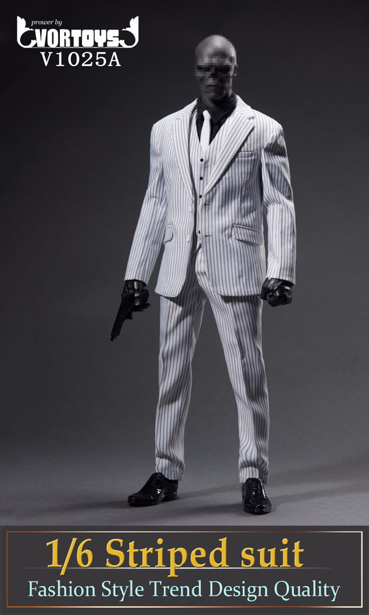 VORTOYS 1/6 Striped Suit White