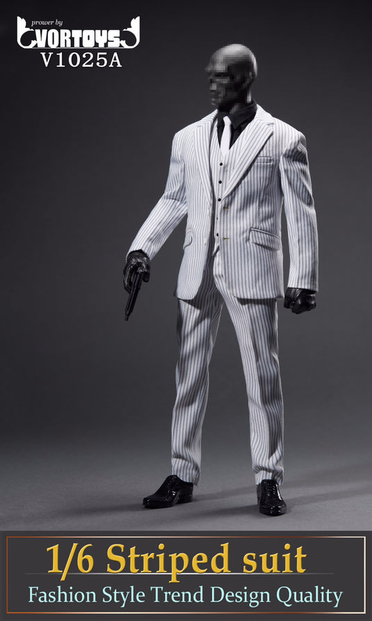 VORTOYS 1/6 Striped Suit White