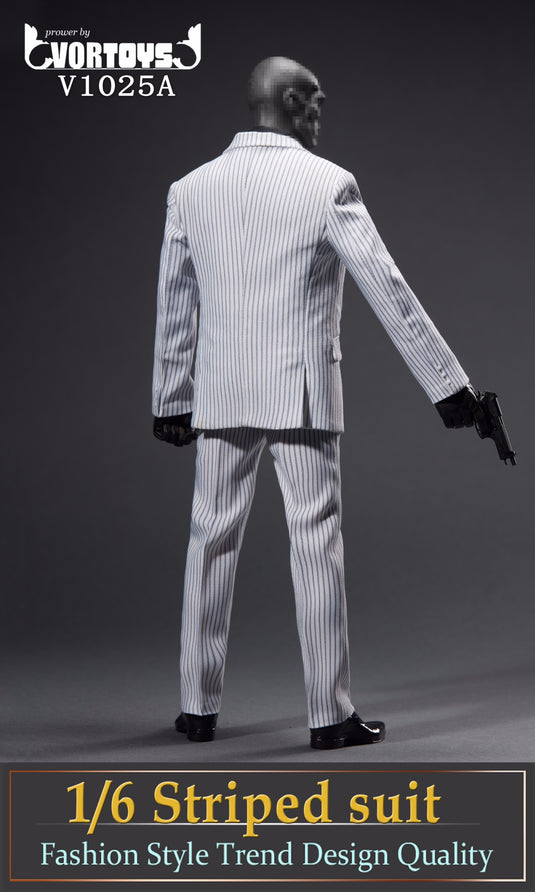 VORTOYS 1/6 Striped Suit White