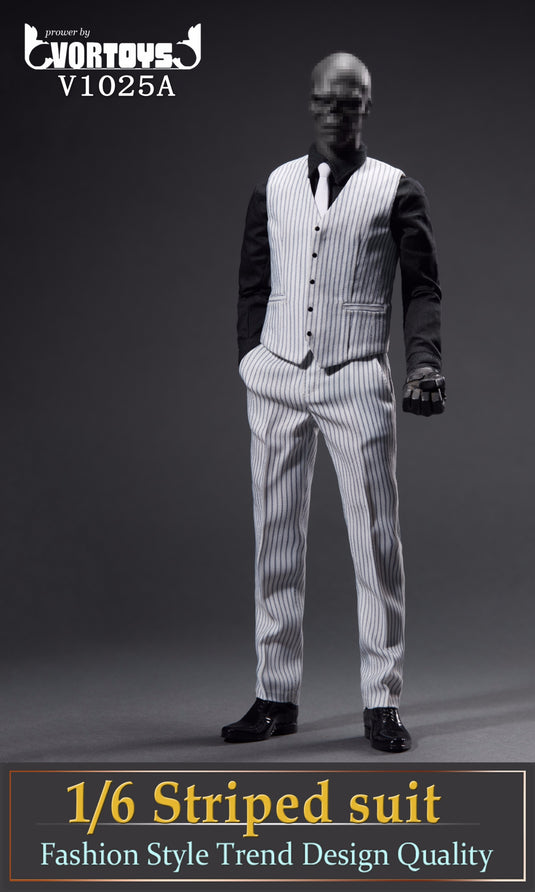 VORTOYS 1/6 Striped Suit White