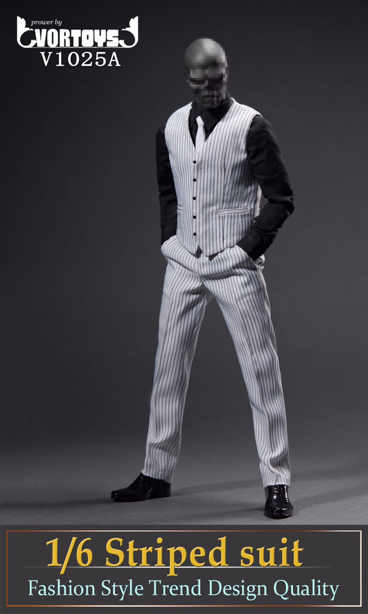 VORTOYS 1/6 Striped Suit White