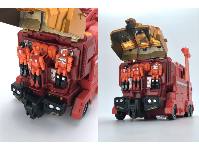 Load image into Gallery viewer, Fans Hobby - MasterBuilder - MB06D Power Baser + MB-11D God Armour (Orange Set)
