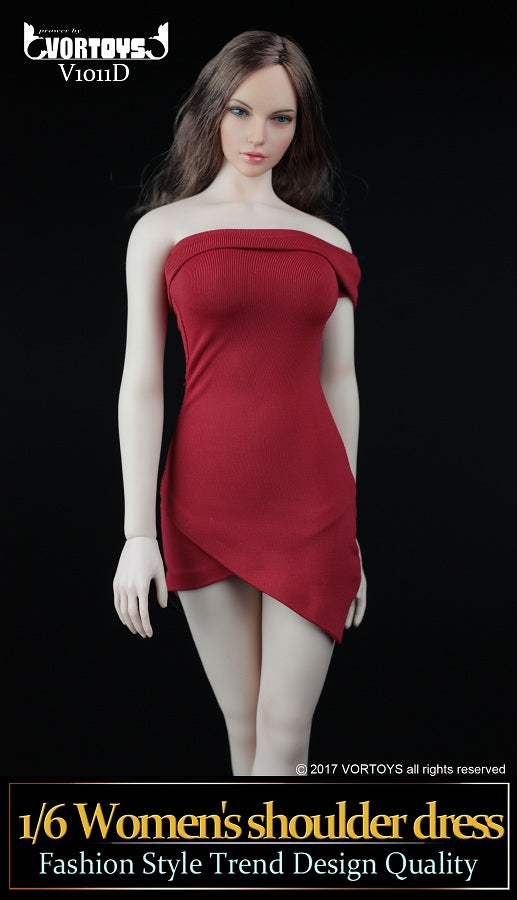 Load image into Gallery viewer, Vortoys - Women&#39;s Shoulder Dress
