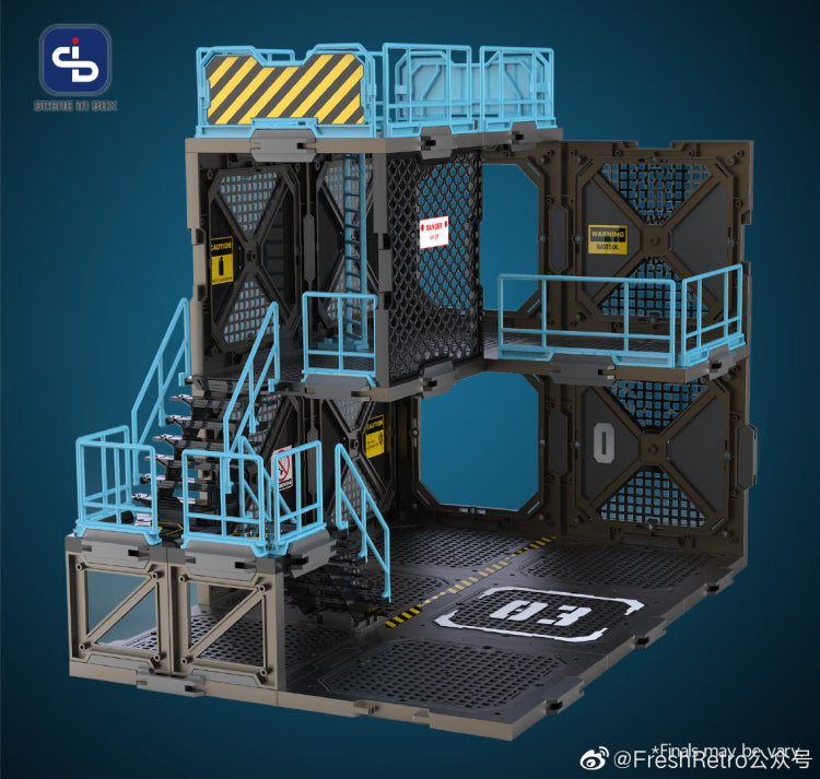 Load image into Gallery viewer, Fresh Retro: Scene in Box - SIB03 Fortifications Type A Diorama Building Set
