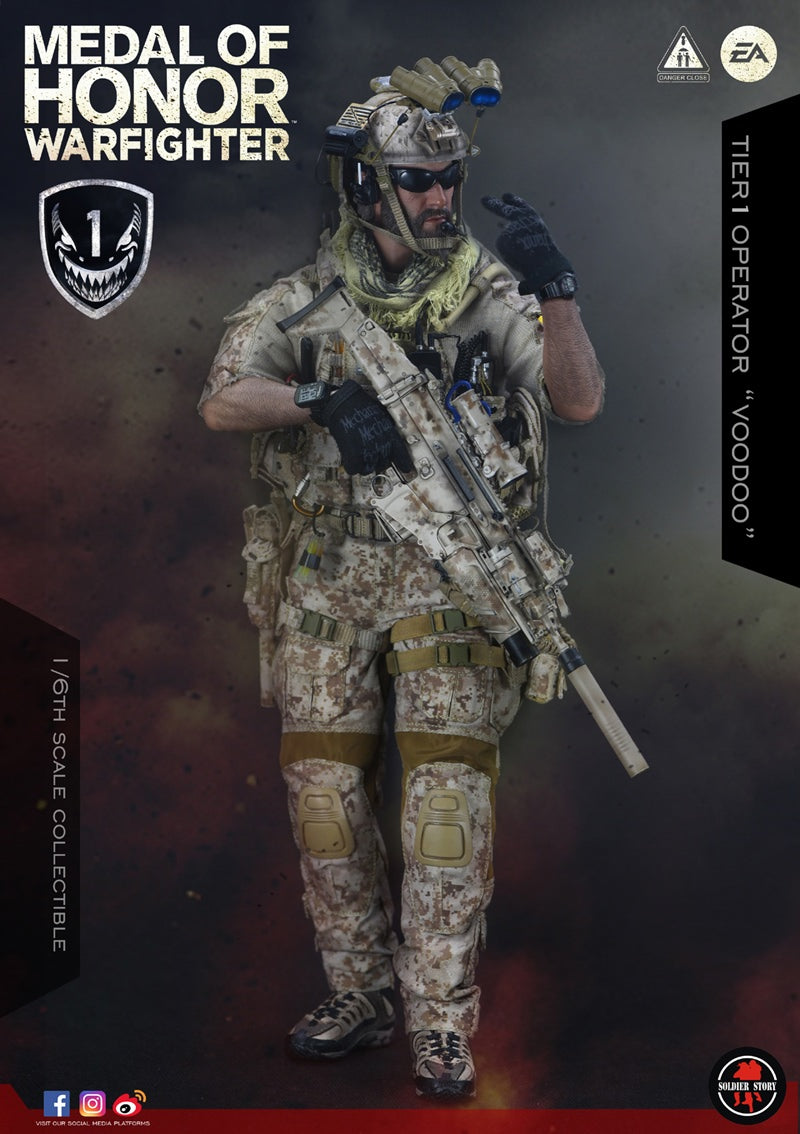 Load image into Gallery viewer, Soldier Story - Medal of Honor: Navy Seal Tier One Operator &quot;Voodoo&quot;
