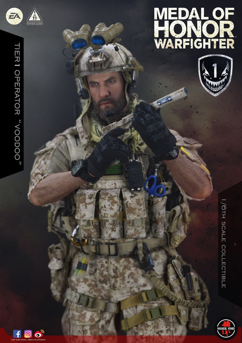 Load image into Gallery viewer, Soldier Story - Medal of Honor: Navy Seal Tier One Operator &quot;Voodoo&quot;
