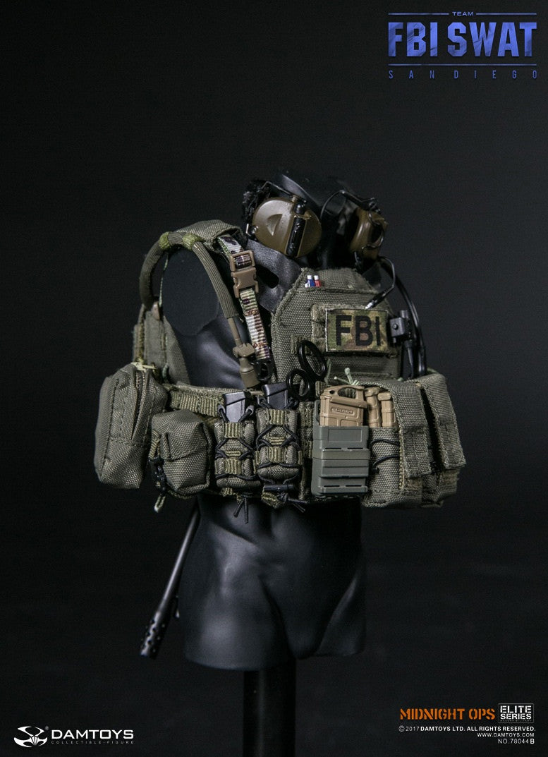 Load image into Gallery viewer, DAM Toys - FBI SWAT Team Agent - San Diego Midnight Ops
