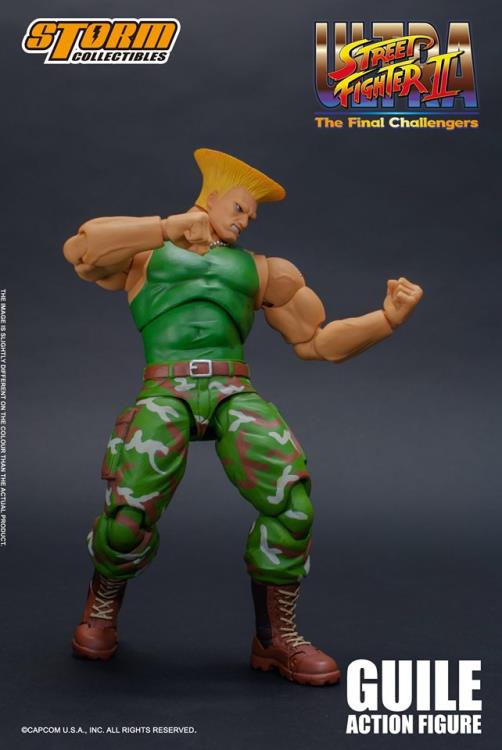 Load image into Gallery viewer, Storm Collectibles - Ultra Street Fighter II: The Final Challengers Guile 1/12 Scale
