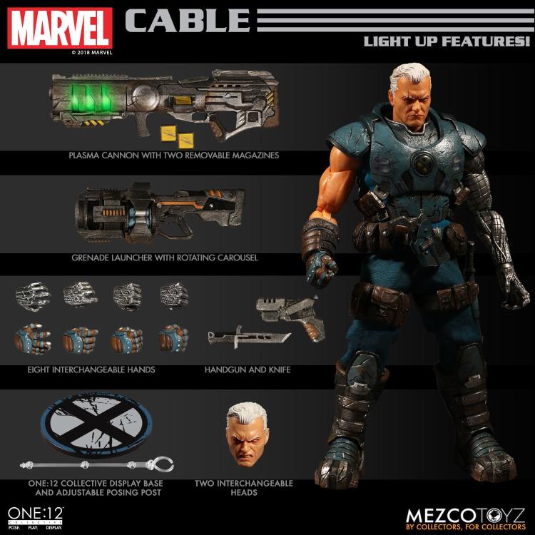 Load image into Gallery viewer, Mezco Toyz - One:12 X-Men Cable
