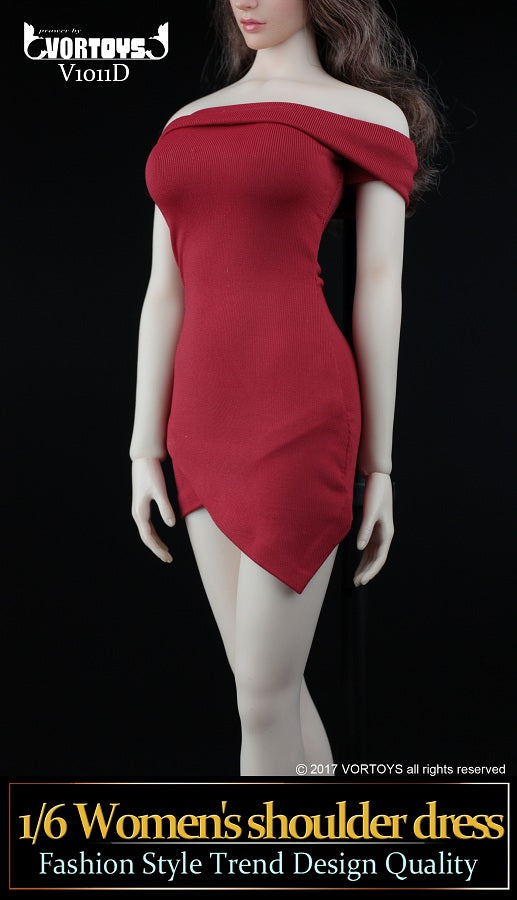 Load image into Gallery viewer, Vortoys - Women&#39;s Shoulder Dress
