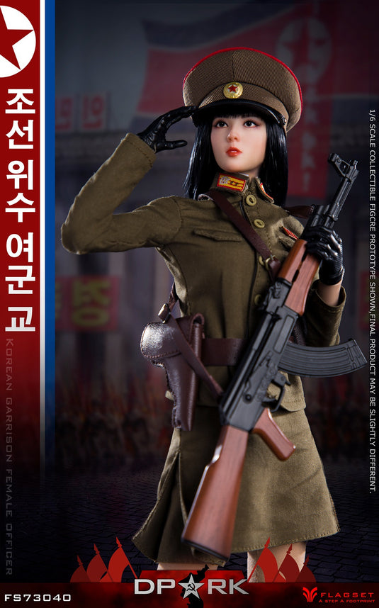 Flagset - DPRK North Korea Female Officer Kim