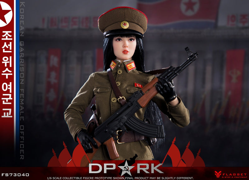 Load image into Gallery viewer, Flagset - DPRK North Korea Female Officer Kim
