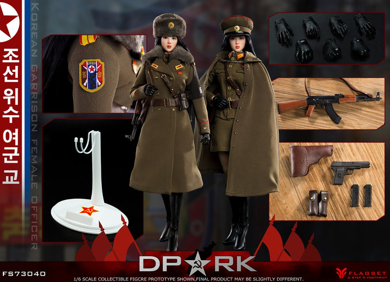 Load image into Gallery viewer, Flagset - DPRK North Korea Female Officer Kim
