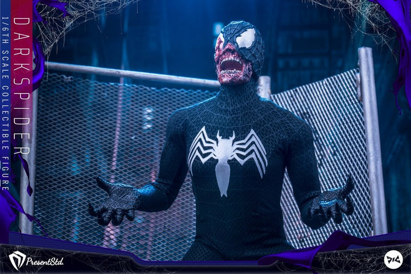 Load image into Gallery viewer, Present Studio X DJ Custom - Dark Spider Figure - Exclusive Version
