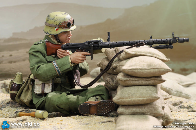 Load image into Gallery viewer, DID - 1/6 WWII German Africa Corps WH MG34 Gunner - Bialas
