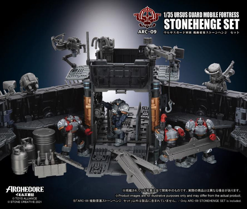 Load image into Gallery viewer, Toys Alliance - Archecore: ARC-09 Ursus Guard Mobile Fortress Stonehenge Set
