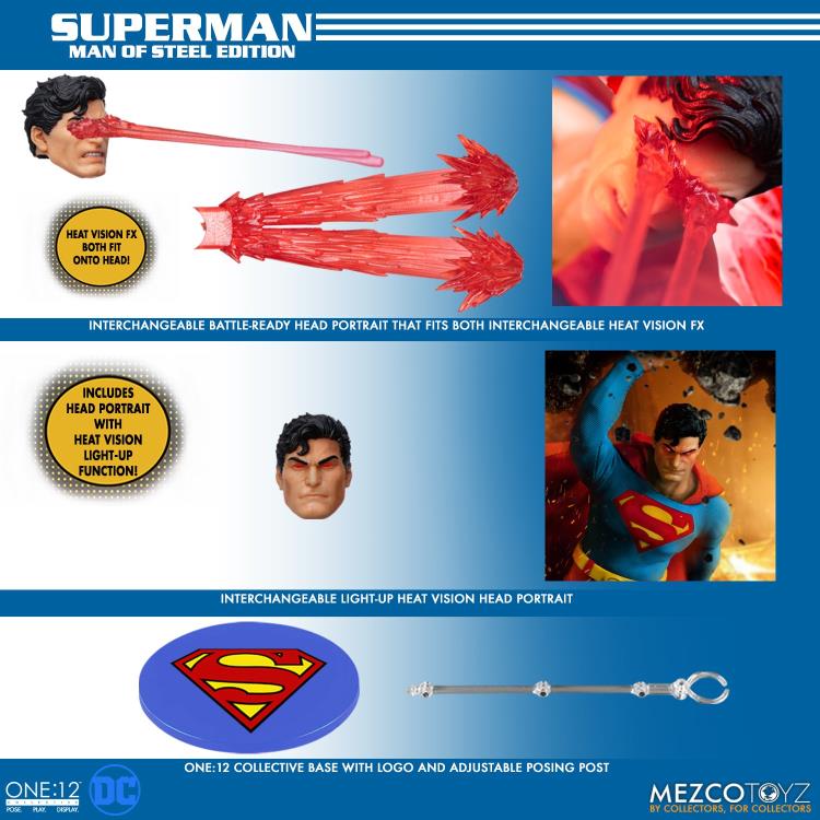 Load image into Gallery viewer, Mezco Toyz - One:12 DC Comics Superman: Man of Steel
