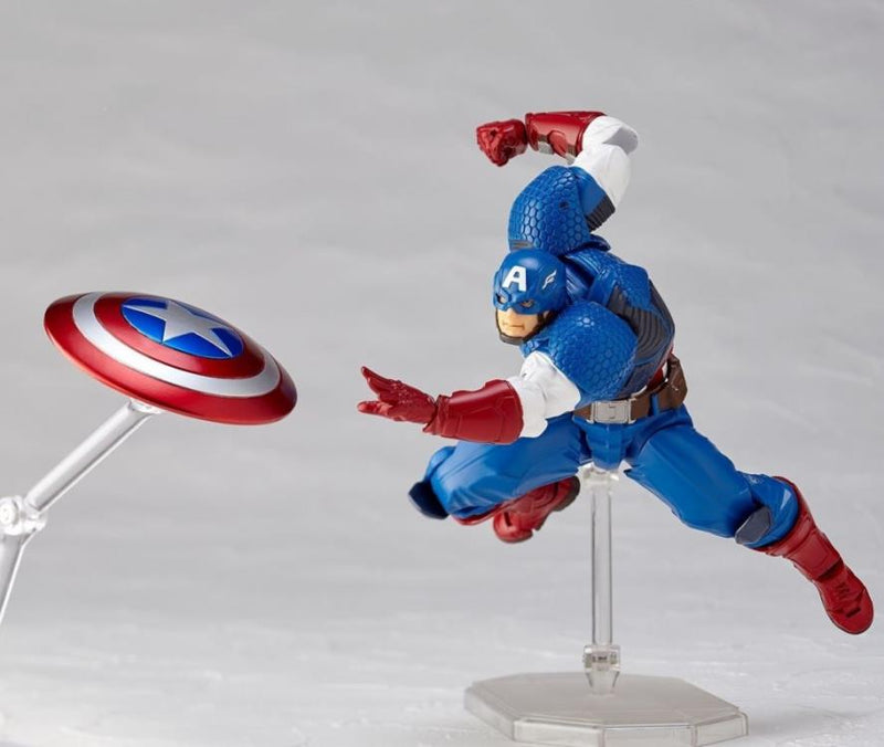 Load image into Gallery viewer, Kaiyodo - Amazing Yamaguchi - Revoltech007: Avengers Captain America (Reissue)
