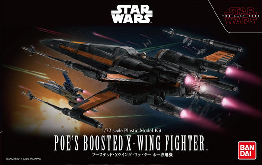 Bandai - Star Wars Model - Poe's Boosted X-Wing Fighter